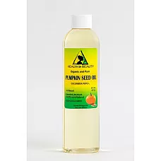 Aceite de semilla de calabaza portador orgánico refinado prensado en frío 100% puro 8 oz