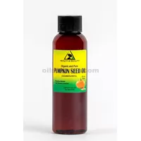 Aceite de semilla de calabaza portador orgánico sin refinar prensado en frío virgen crudo puro 2 oz