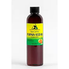Aceite de semilla de calabaza portador orgánico sin refinar virgen prensado en frío puro puro 4 oz