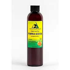 Aceite de semilla de calabaza, transportador orgánico sin refinar, prensado en frío, puro, crudo, puro, 8 oz