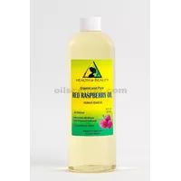 l'huile de pépins de framboise rouge raffinée froid véhicule organique pressé 100% pure 32 oz