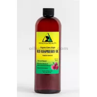 Red raspberry seed oil unrefined organic extra virgin cold pressed pure 64 oz