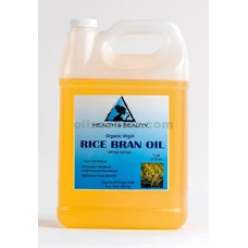 Organic Rice Bran Oil – Unrefined Cold Pressed – 32oz – H&B Oils Center – Pure Carrier Oil