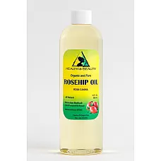 Aceite de semilla de rosa mosqueta refinado portador orgánico prensado en frío premium 100% puro 36 oz