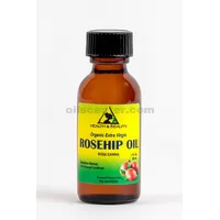 Rosehip seed oil unrefined organic virgin cold pressed pure glass bottle 1 oz