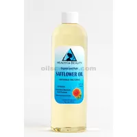 Safflower oil organic carrier high oleic cold pressed premium 100% pure 36 oz