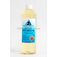 Safflower oil organic carrier high oleic cold pressed premium 100% pure 32 oz