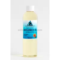 véhicule organique Huile de carthame à haute teneur en acide oléique froid pressé premium 100% pure 4 oz