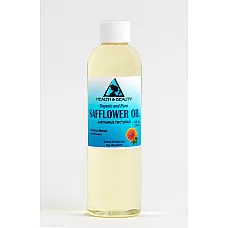 Safflower oil organic carrier high oleic cold pressed premium 100% pure 4 oz