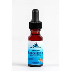 Sea buckthorn oil unrefined organic virgin co2 extracted pure glass dropper 0.5 oz