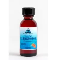 Sea buckthorn oil unrefined organic virgin co2 extracted pure glass bottle 1 oz