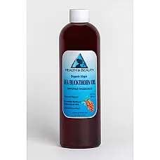 Sea buckthorn oil unrefined organic extra virgin co2 extracted prime pure 12 oz