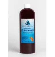 Sea buckthorn oil unrefined organic extra virgin co2 extracted prime pure 48 oz