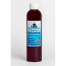 L'huile d'argousier organique co2 vierge extra pur non raffiné extrait premium 8 oz