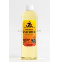 Expeller portador orgánico refinado de aceite de sésamo prensado 100% puro 36 oz