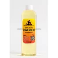 Sesame oil refined organic carrier expeller pressed 100% pure 12 oz