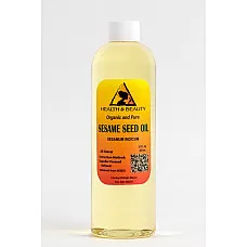 Sesame oil refined organic carrier expeller pressed 100% pure 12 oz