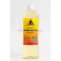 Huile de sésame raffinée expeller véhicule organique pressé 100% pure 16 oz