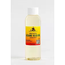 Sesame oil refined organic carrier expeller pressed 100% pure 2 oz