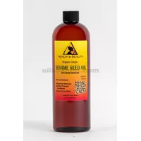 Sesame oil unrefined organic carrier expeller pressed virgin raw pure 16 oz