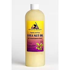 Aceite de nuez de karité portador de aceite de karite africano orgánico prensado en frío 100% puro 16 oz
