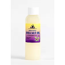 Aceite de nuez de karité portador de aceite de karite africano orgánico prensado en frío 100% puro 2 oz