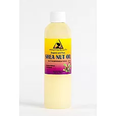 Aceite de nuez de karité portador de aceite de karite africano orgánico prensado en frío 100% puro 4 oz