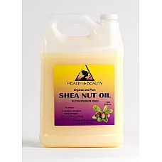 Aceite de nuez de karité portador de aceite de karite africano orgánico prensado en frío 100% puro 7 lb