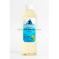 Soja / soja support organique huile de fève de soja à froid de l'huile pressée à 100% pur 24 oz