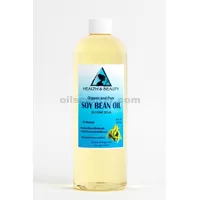 Soja / soja support organique huile de fève de soja à froid de l'huile pressée à 100% de pureté 16 oz