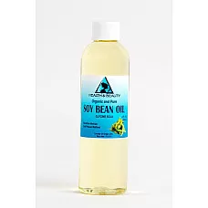 Soja / aceite de soja portador orgánico aceite de soja prensado en frío 100% puro 4 oz