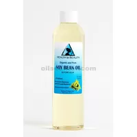Soja / aceite de soja portador orgánico aceite de soja prensado en frío 100% puro 8 oz