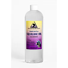 Squalane oil organic olive-derived anti-aging moisturizer cold press pure 16 oz