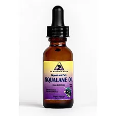 Squalane oil organic olive-derived anti-aging cold press 1 oz glass dropper