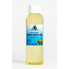 Sunflower oil refined organic carrier cold pressed pure 2 oz