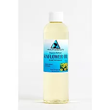 Sunflower oil refined organic carrier cold pressed pure 4 oz