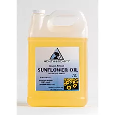 Sunflower oil refined organic carrier cold pressed pure 7 lb