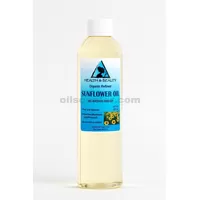 Sunflower oil refined organic carrier cold pressed pure 8 oz