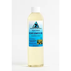 Sunflower oil refined organic carrier cold pressed pure 8 oz