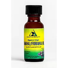 Tamanu / foraha oil organic unrefined cold pressed pure 0.5 oz in glass bottle