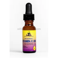 Tocophérol vitamine t-50 e huile anti-vieillissement pur 0,5 oz naturel avec compte-gouttes en verre
