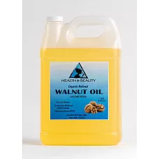 Walnut oil organic carrier cold pressed premium natural pure 7 lb