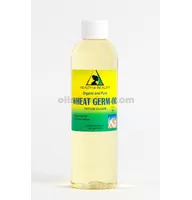 Aceite de germen de trigo portador orgánico refinado prensado en frío premium 100% puro 4 oz