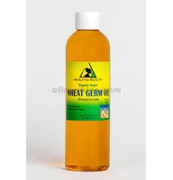 Aceite de germen de trigo portador orgánico sin refinar virgen prensado en frío puro puro 4 oz