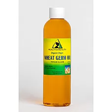 Wheat germ oil unrefined organic carrier cold pressed virgin raw pure 4 oz