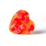 Corazón de San Valentín, todo hecho a mano, aroma de naranja rojo y dorado, barra de jabón de 4 oz