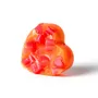 Corazón de San Valentín, todo hecho a mano, aroma de naranja rojo y dorado, barra de jabón de 4 oz