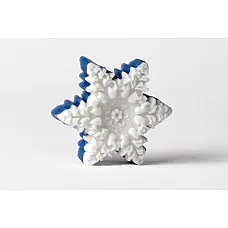 Christmas Ocean Breeze Blue Copo de nieve hecho a mano Jabón Todo Natural Mejor barra de regalo