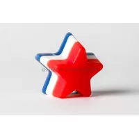Patriótico spangled banner star natural hecho a mano barra de jabón de glicerina 2.5 oz