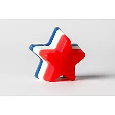 Patriotic spangled banner star natural handmade gift glycerin soap bar 2.5 oz